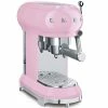 SMEG Espresso Machine | Pink -Coffee & Espresso Elegant store ecf01pkus