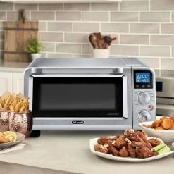 DeLonghi De'Longhi Livenza Air Fry Convection Oven | Stainless Steel -Coffee & Espresso Elegant store edit livenza lifestyle