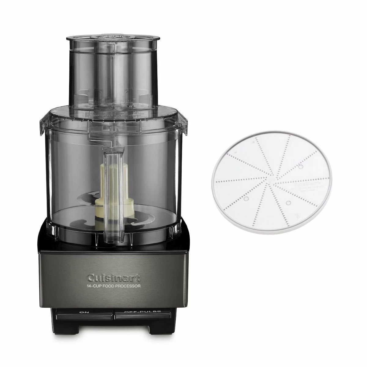 Cuisinart 14-Cup Food Processor + Fine Grater Disc | Black Stainless 3 Cuisinart 14-Cup Food Processor + Fine Grater Disc | Black Stainless