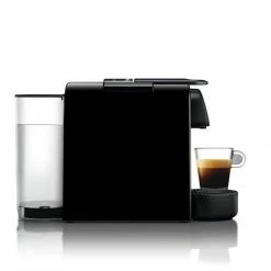 Nespresso Essenza Mini Espresso Machine By De'Longhi | Black -Coffee & Espresso Elegant store essenza mini espresso machine side en85b