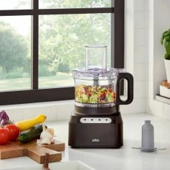 Braun EasyPrep 8-Cup Food Processor | Black 8 Braun EasyPrep 8-Cup Food Processor | Black -Coffee & Espresso Elegant store eyj3ijoymdq4lcjoijoymdq4lcjzy29w 1