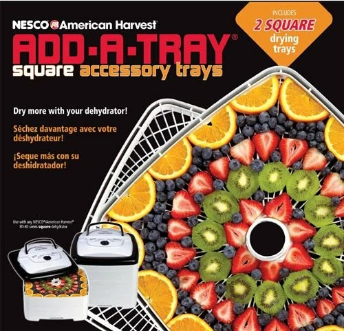 Nesco / American Harvest Nesco Add A Tray 2 Pack (for Nesco Food Dehydrator Model FD-80) 4 Nesco / American Harvest Nesco Add A Tray 2 Pack (for Nesco Food Dehydrator Model FD-80) - Image 2