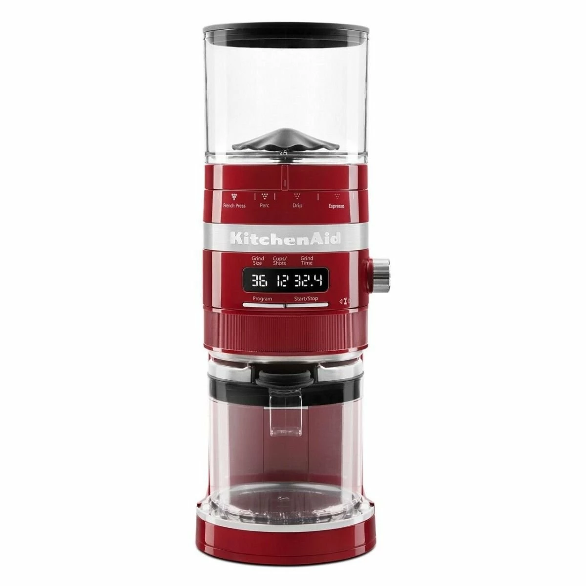 KitchenAid Burr Grinder With Dose Control | Empire Red 4 KitchenAid Burr Grinder With Dose Control | Empire Red - Image 2