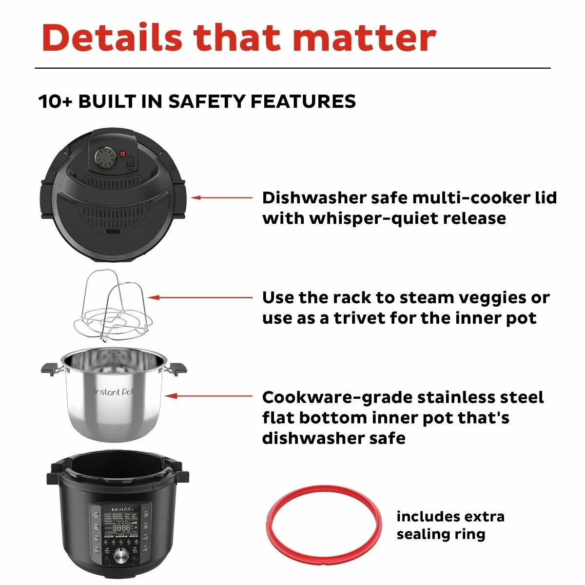 Instant Pot Pro Pressure Cooker | 6-Quart 6 Instant Pot Pro Pressure Cooker | 6-Quart - Image 4