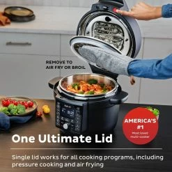 Instant Pot Duo Crisp With Ultimate Lid | 6-Quart 10 Instant Pot Duo Crisp With Ultimate Lid | 6-Quart -Coffee & Espresso Elegant store ib 140 0068 01 duo crisp ultimate lid atf square tile2