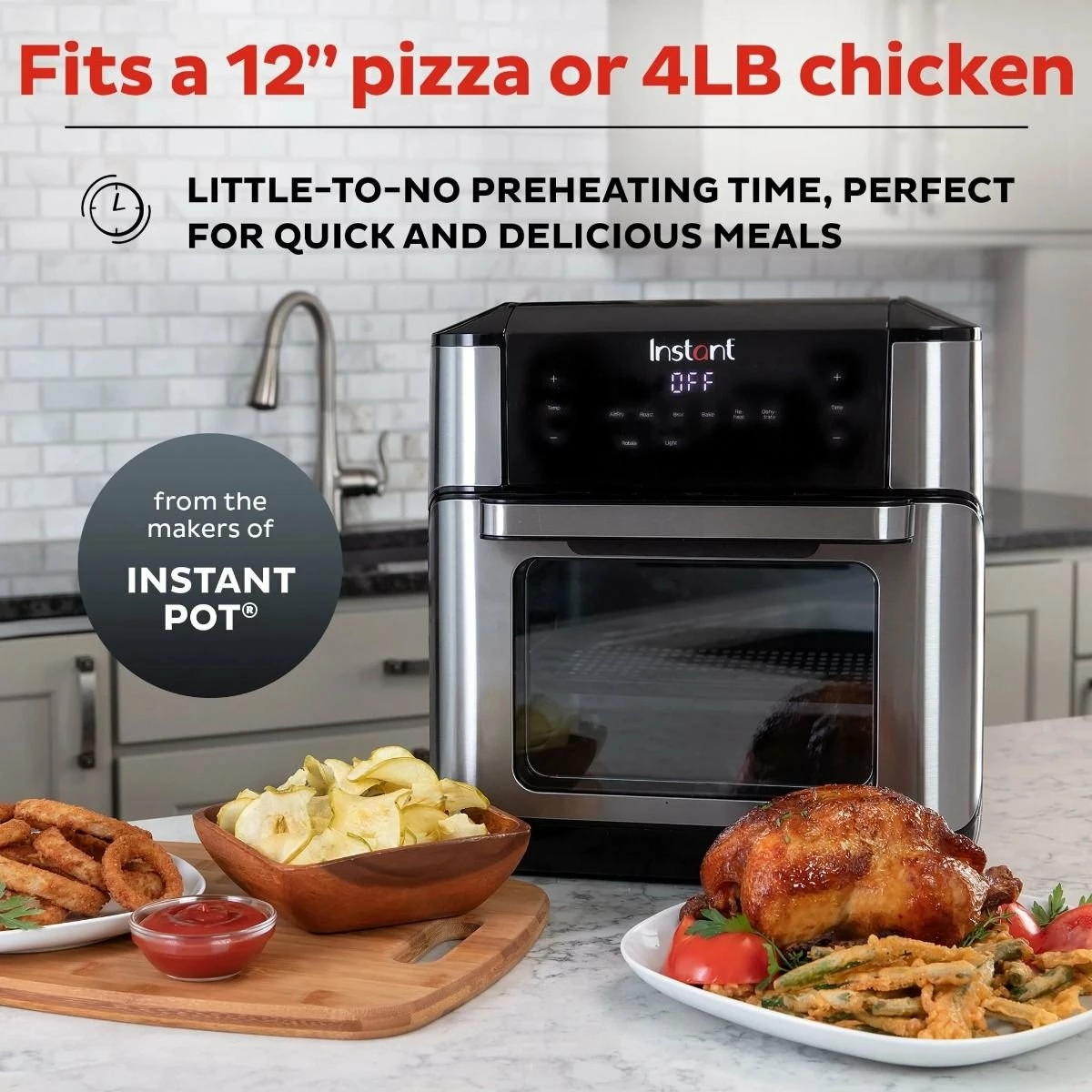 Instant Vortex Plus Air Fryer Oven | 10-Quart 4 Instant Vortex Plus Air Fryer Oven | 10-Quart - Image 2