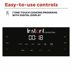 Instant Vortex Plus Air Fryer Oven | 10-Quart 12 Instant Vortex Plus Air Fryer Oven | 10-Quart -Coffee & Espresso Elegant store ib 140 3000 01 vortex plus afo 10qt atf square tile4
