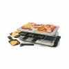 Swissmar Stelvio 8 Person Stone Raclette Party Grill - Stainless -Coffee & Espresso Elegant store kf 77081 stelvio 8 person stone raclette grill swissmar