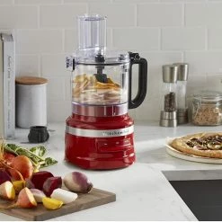 KitchenAid Base 7-Cup Food Processor | Empire Red -Coffee & Espresso Elegant store kfp0718er 5