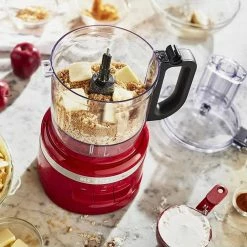 KitchenAid Base 7-Cup Food Processor | Empire Red -Coffee & Espresso Elegant store kfp0718er 6