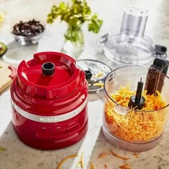 KitchenAid Base 7-Cup Food Processor | Empire Red -Coffee & Espresso Elegant store kfp0718er 7