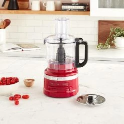 KitchenAid Base 7-Cup Food Processor | Empire Red -Coffee & Espresso Elegant store kfp0718er 8