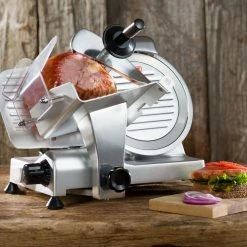 LEM Big Bite 8.5" Meat Slicer -Coffee & Espresso Elegant store lifestyle1 1 4