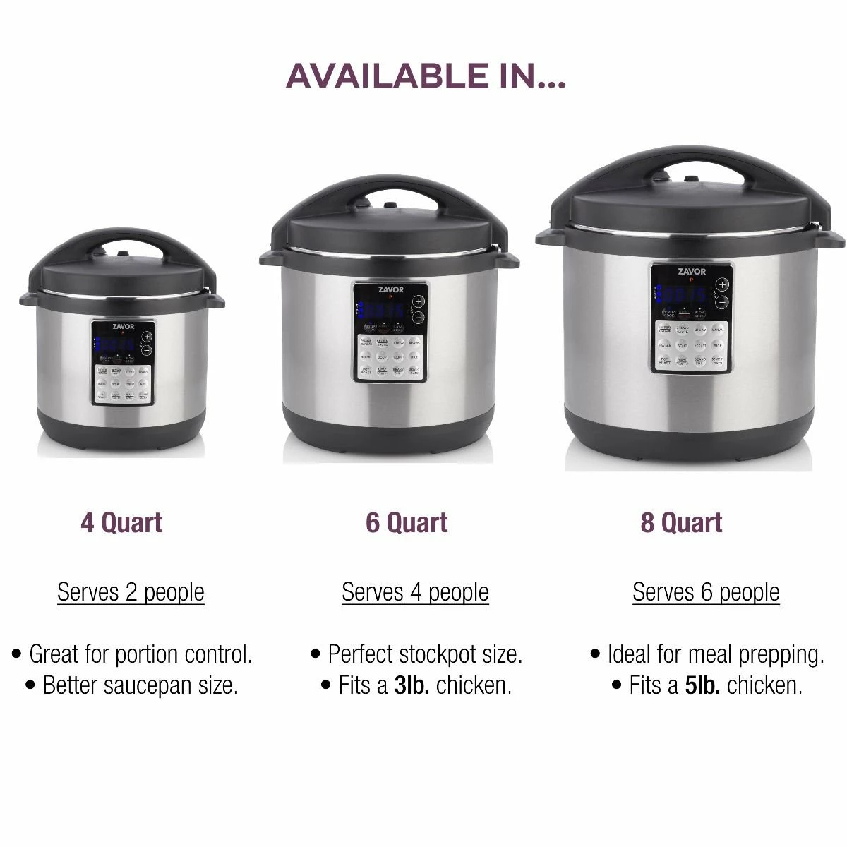 Zavor LUX™ Edge Multi-Cooker | 8 Qt. 10 Zavor LUX™ Edge Multi-Cooker | 8 Qt. - Image 8