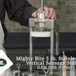 LEM Sausage Stuffer - 5 Lb. Hand Crank Sausage Stuffer 7 LEM Sausage Stuffer - 5 Lb. Hand Crank Sausage Stuffer -Coffee & Espresso Elegant store maxresdefault 132 41