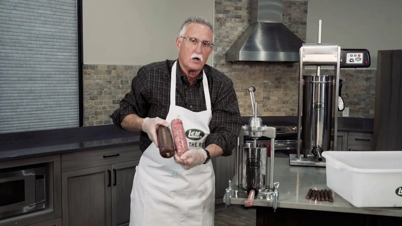 LEM Sausage Stuffer - 5 Lb. Hand Crank Sausage Stuffer 5 LEM Sausage Stuffer - 5 Lb. Hand Crank Sausage Stuffer - Image 3