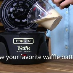 Presto® Belgian Waffle Bowl Maker -Coffee & Espresso Elegant store maxresdefault 32