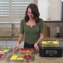 Presto® Dehydro® Digital Electric Food Dehydrator | Square Accessories - Add-on Nesting Food Dehydrator Trays (Set Of 2) -Coffee & Espresso Elegant store maxresdefault 33 4