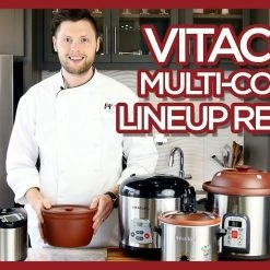 VitaClay Smart 6-In-1 Crock & Stock Pot - Stoneware (6.5 Qt) -Coffee & Espresso Elegant store maxresdefault 70 13