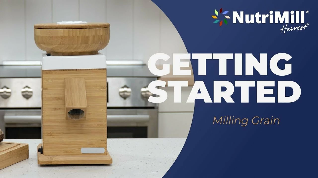 NutriMill Harvest Grain Mill | Cayenne Red Trim 12 NutriMill Harvest Grain Mill | Cayenne Red Trim - Image 10