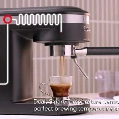 KitchenAid Semi Auto Metal Espresso Maker | Onyx Black -Coffee & Espresso Elegant store maxresdefault 89 12