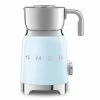 SMEG Tritan Renew Milk Frother | Pastel Blue -Coffee & Espresso Elegant store mff01pbus