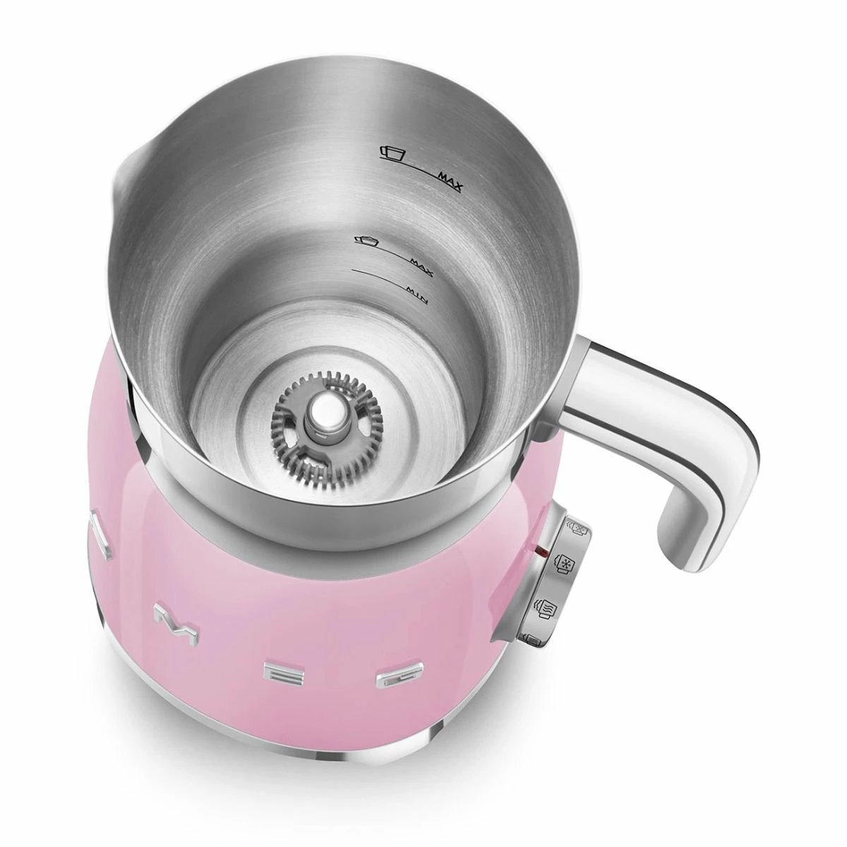 SMEG Tritan Renew Milk Frother | Pink 7 SMEG Tritan Renew Milk Frother | Pink - Image 5