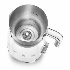 SMEG Tritan Renew Milk Frother | White -Coffee & Espresso Elegant store mff01whus 4 1
