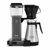 Moccamaster KBT Manual-Adjust Drip-Stop Coffee Maker (40 Oz Thermal Carafe) | Stone Grey -Coffee & Espresso Elegant store moccamaster set 79115 kbt stonegrey 3475 02 2048x