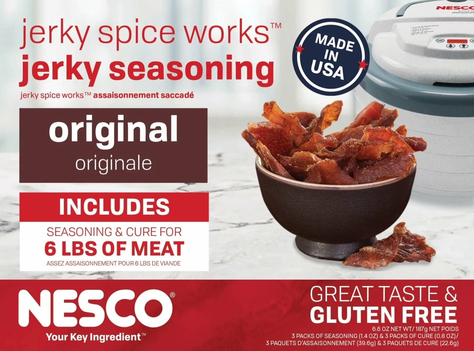 Nesco / American Harvest NESCO Jerky Seasoning | Original Flavor (3 Pack) 3 Nesco / American Harvest NESCO Jerky Seasoning | Original Flavor (3 Pack)