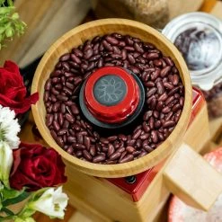 NutriMill Harvest Grain Mill | Cayenne Red Trim 14 NutriMill Harvest Grain Mill | Cayenne Red Trim -Coffee & Espresso Elegant store redharv3