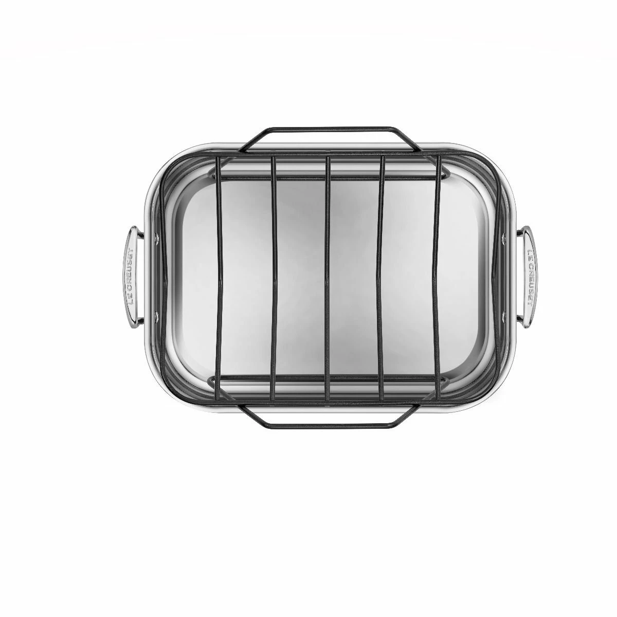 Le Creuset Stainless Steel Roasting Pan With Nonstick Rack 5 Le Creuset Stainless Steel Roasting Pan With Nonstick Rack - Image 3