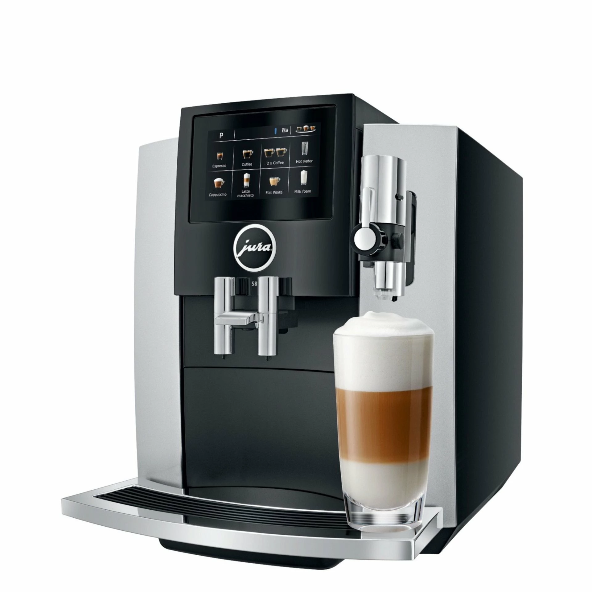 Jura S8 Automatic Coffee & Espresso Machine | Moonlight Silver 5 Jura S8 Automatic Coffee & Espresso Machine | Moonlight Silver - Image 3