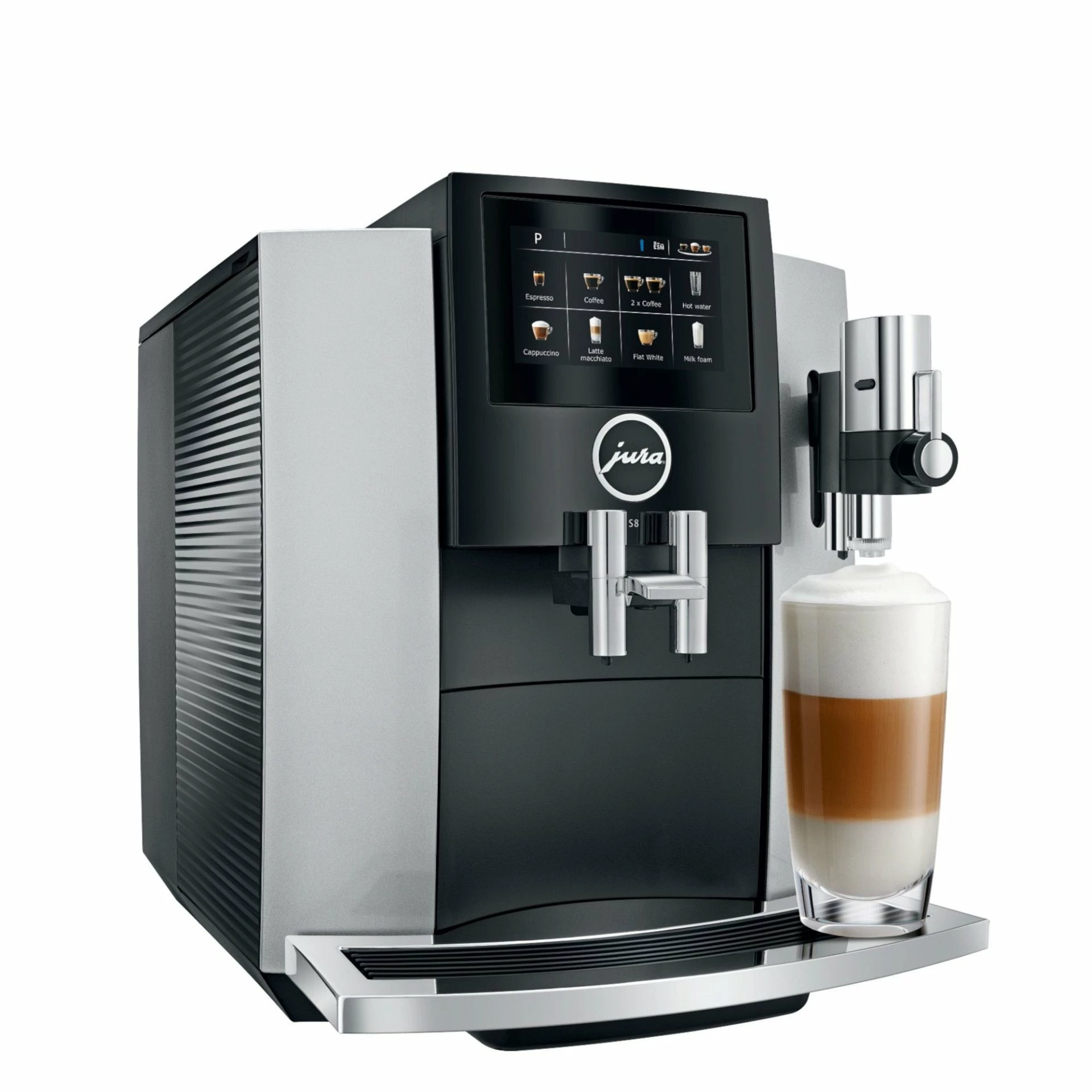 Jura S8 Automatic Coffee & Espresso Machine | Moonlight Silver 4 Jura S8 Automatic Coffee & Espresso Machine | Moonlight Silver - Image 2
