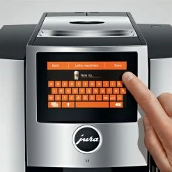 Jura S8 Multifunction Automatic Coffee & Espresso Machine | Chrome -Coffee & Espresso Elegant store s8 emo cr screen program en print eng 20201