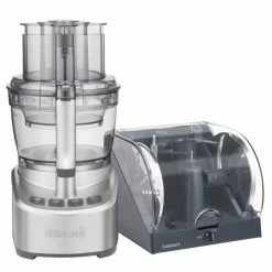 Cuisinart 13-Cup Food Processor | Stainless Steel -Coffee & Espresso Elegant store sfp 13 stainless steel food processor with storage case