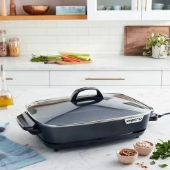 Presto® Electric Slimline™ Skillet With Glass Cover | 16" -Coffee & Espresso Elegant store slimline6