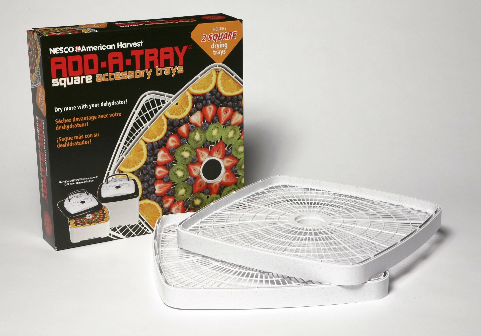 Nesco / American Harvest Nesco Add A Tray 2 Pack (for Nesco Food Dehydrator Model FD-80) 3 Nesco / American Harvest Nesco Add A Tray 2 Pack (for Nesco Food Dehydrator Model FD-80)