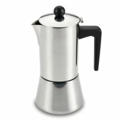 BonJour 9oz Stovetop Espresso Maker | Stainless Steel