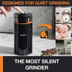 Krups Silent Vortex 3-in-1 Coffee & Spice Grinder -Coffee & Espresso Elegant store supplemental1 1 2