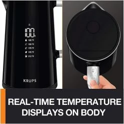 Krups 12-Cup Smart Temp Digital Kettle 11 Krups 12-Cup Smart Temp Digital Kettle -Coffee & Espresso Elegant store supplemental1 3