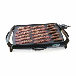 Presto® Tilt'nDrain™ BigGriddle® Cool-Touch Electric Griddle -Coffee & Espresso Elegant store tiltndrain3