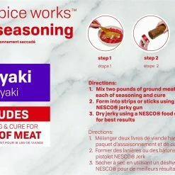 Nesco / American Harvest NESCO Teriyaki Flavor Jerky Seasoning, 9 Pack -Coffee & Espresso Elegant store tj 18 2