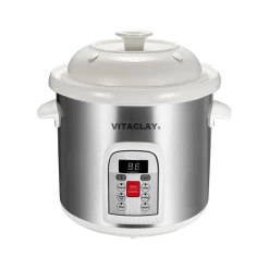 VitaClay Smart 6-In-1 Crock & Stock Pot - Stoneware (6.5 Qt)
