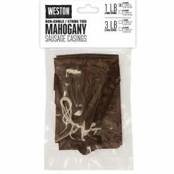 Weston Mahogany Sausage Casings | 1.5" X 12" (10 Count)