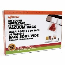 Weston Vacuum-Sealer Bags Variety Pack - 50 Count