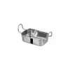 Winco Stainless Steel Mini Roasting Pan | 5.75" X 3.75" 2 Winco Stainless Steel Mini Roasting Pan | 5.75" X 3.75" -Coffee & Espresso Elegant store winco ddsb 104s 01