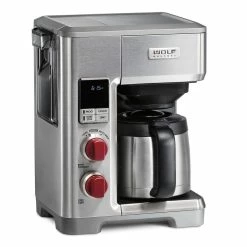 Wolf Gourmet 10-Cup Programmable Coffee Maker – Red Knobs