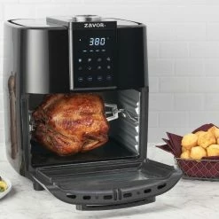 Zavor Crunch Air Fryer Oven | 12.7 Qt. -Coffee & Espresso Elegant store zseaf22 crunch air fryer lifestlye rotisserie
