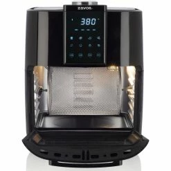 Zavor Crunch Air Fryer Oven | 12.7 Qt. -Coffee & Espresso Elegant store zseaf22 crunch air fryer oven front basket